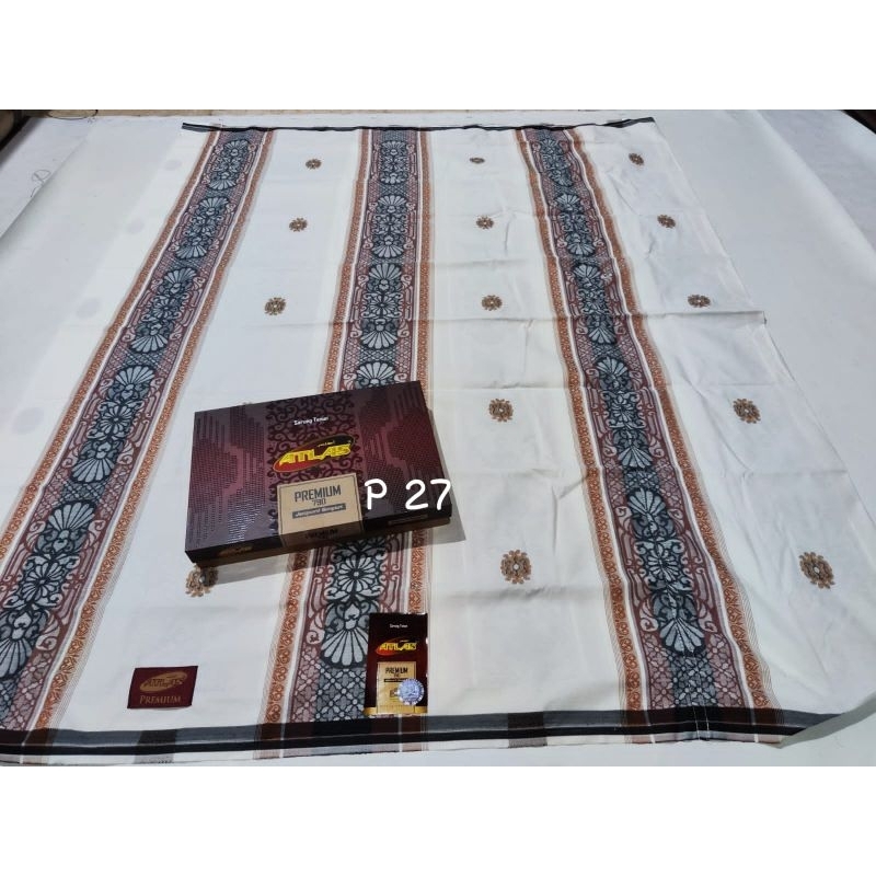 Atlas jacquard songket skt mix gold