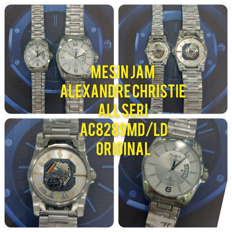 MESIN JAM TANGAN ALEXANDRE CHRISTIE ALL SERI AC 8289MD/LD ORIGINAL