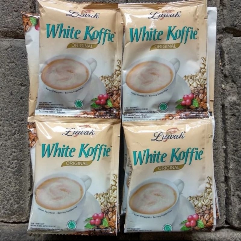 

Kopi Luwak White Koffie Kopi Instan Sachet Original