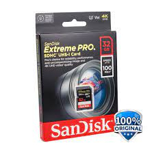 SanDisk Extreme Pro SDHC / SD Card 32Gb 100MBps