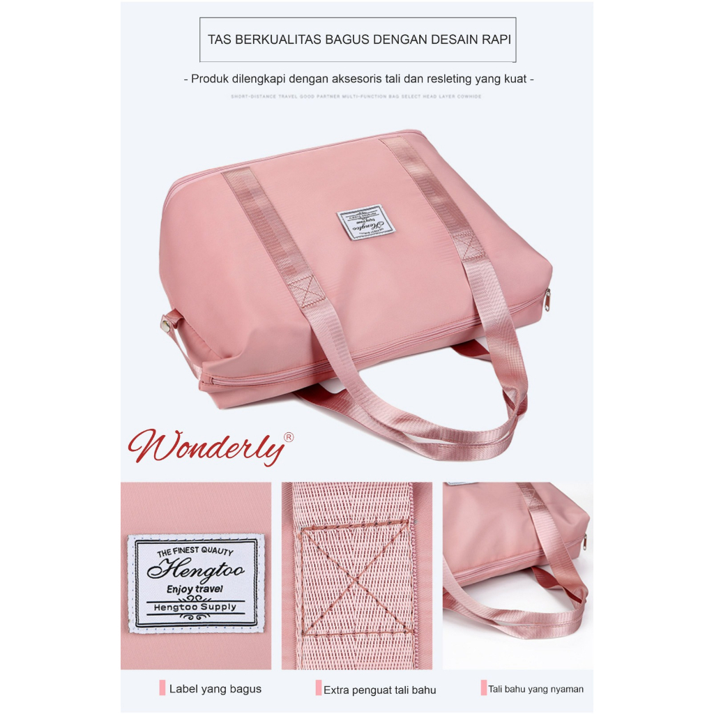 TRAVEL BAG DUFFEL/TAS TRAVEL BESAR ANTI AIR WONDERLY TC01