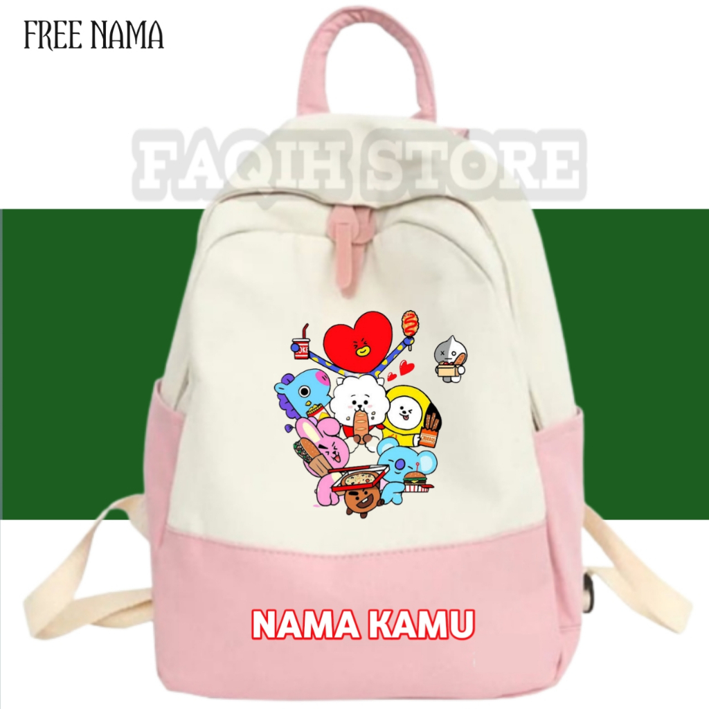 TERBARU  Tas ransel anak BT21 LUCU | Tas ransel anak sekolah BT21