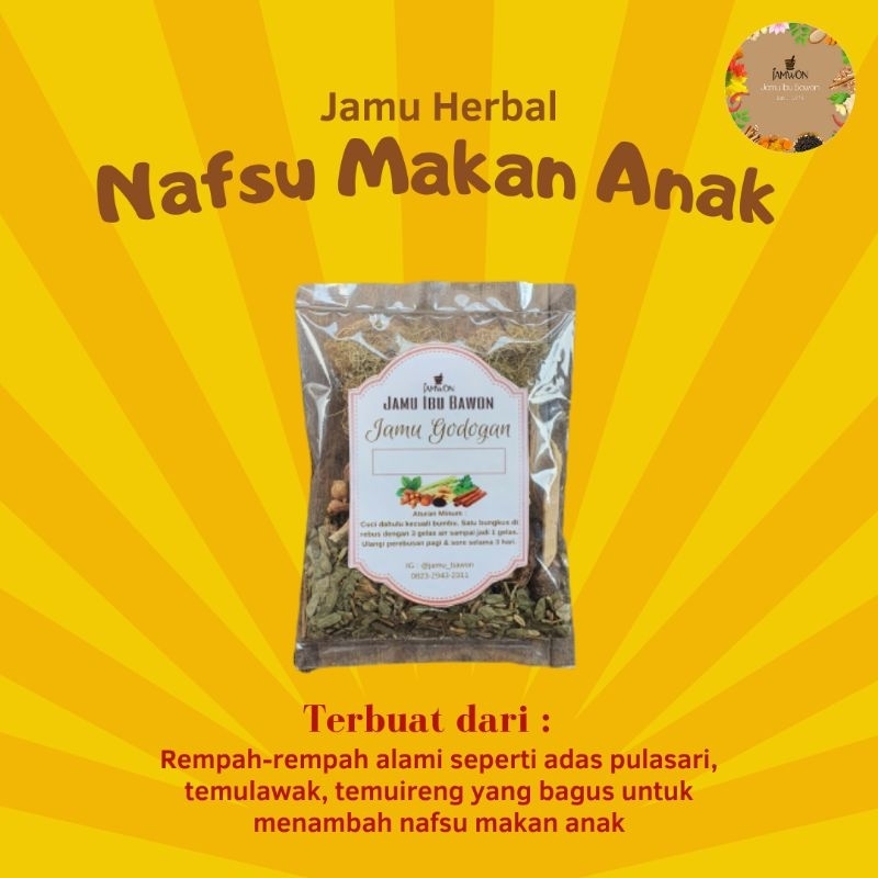 

Jamu Nafsu Makan Anak