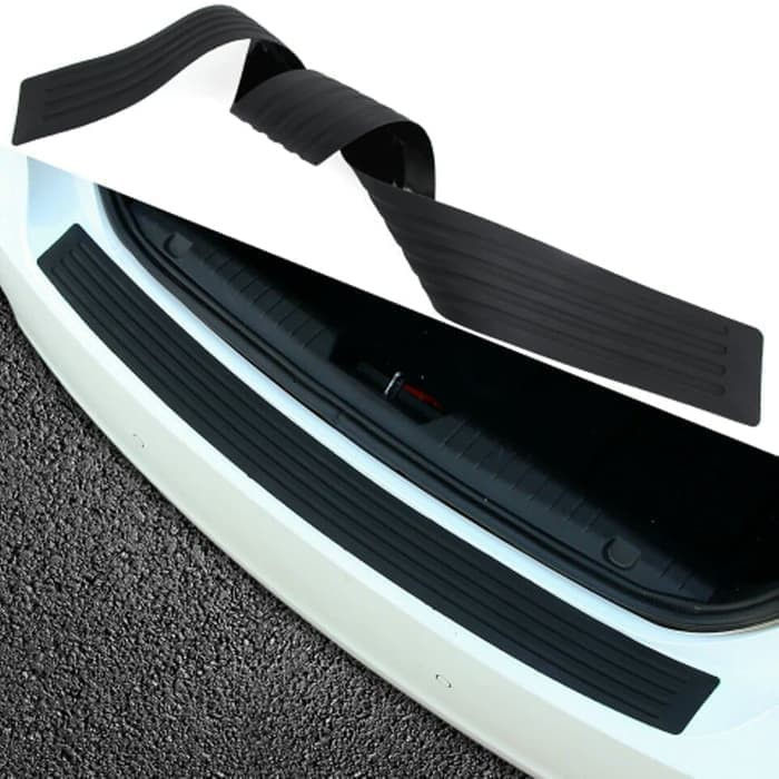 Sill Plate Karet Pelindung Bagasi Mobil Pelindung Bumper Strip Mobil Universal Sill Plate Gores Bantal Bonus 3M
