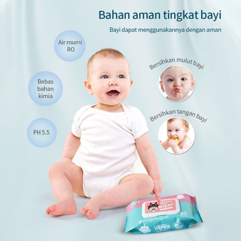 GPSS- Tissue Basah Bayi Tisu Basah Bayi Tissue Basah Kucing Anjing Pet Tisu Basah Kucing Anjing Tissue Basah Hewan Pembersih Mata Kucing Hewan Anjing