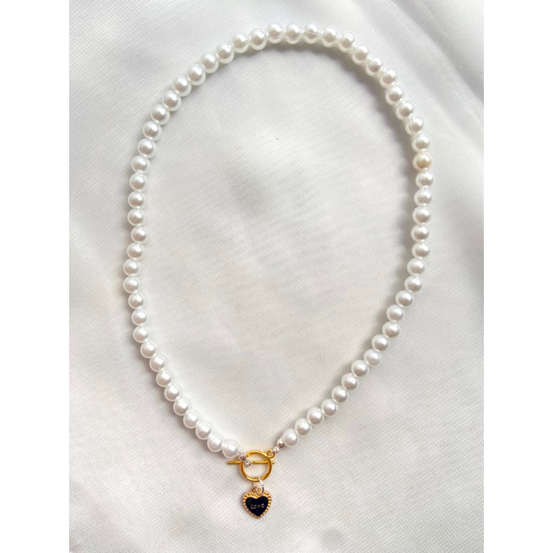 kalung mutiara liontin