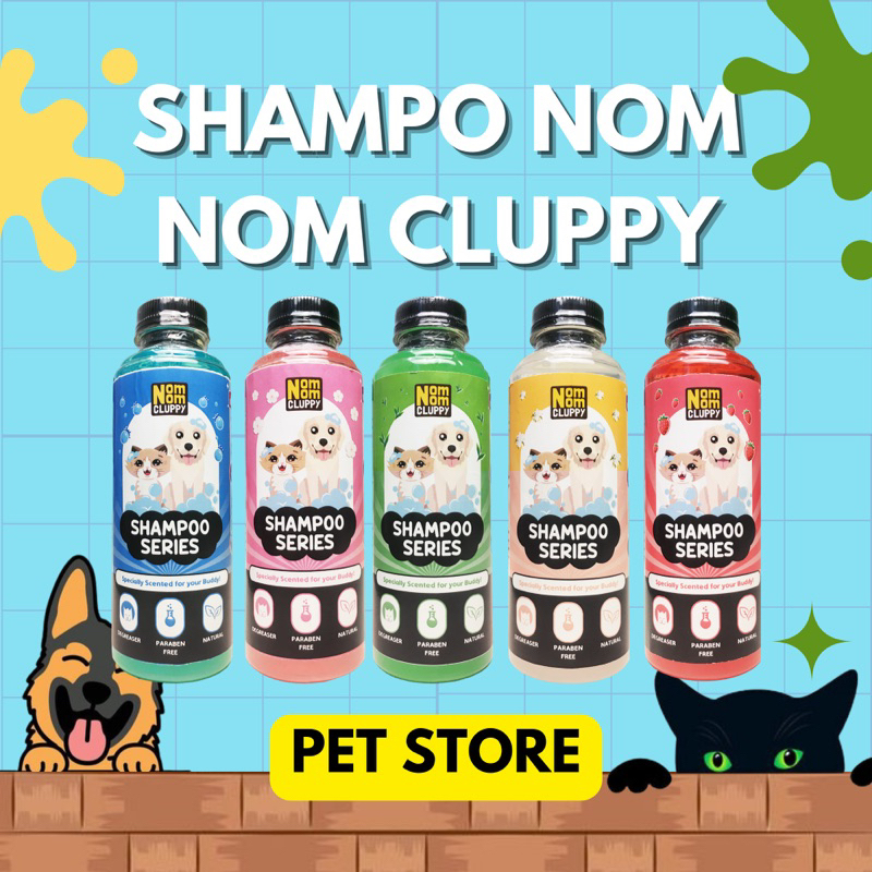 Shampoo NOMNOM CLUPPY Smooth 250ml shampoo kucing anjing