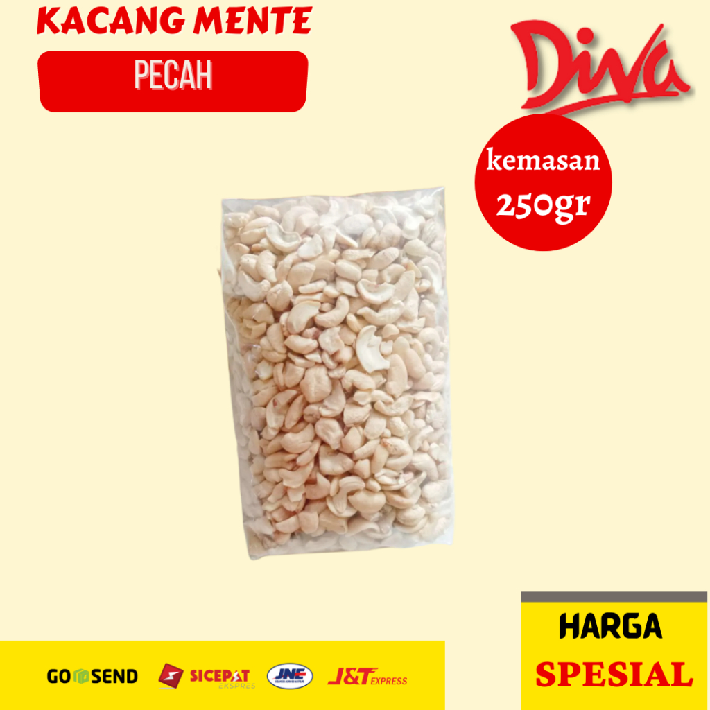 

Kacang Mede Pecah 250gr | Kacang Mente Pecah 250gr