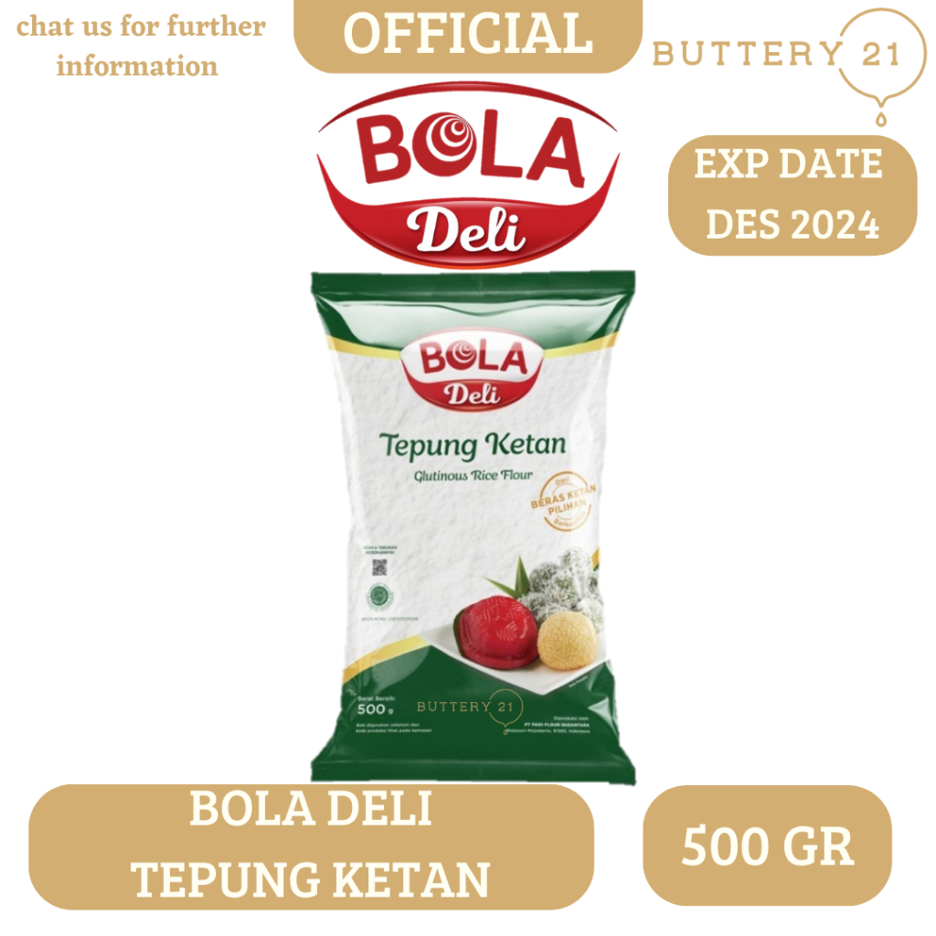 

TEPUNG KETAN 500 GR BOLA DELI