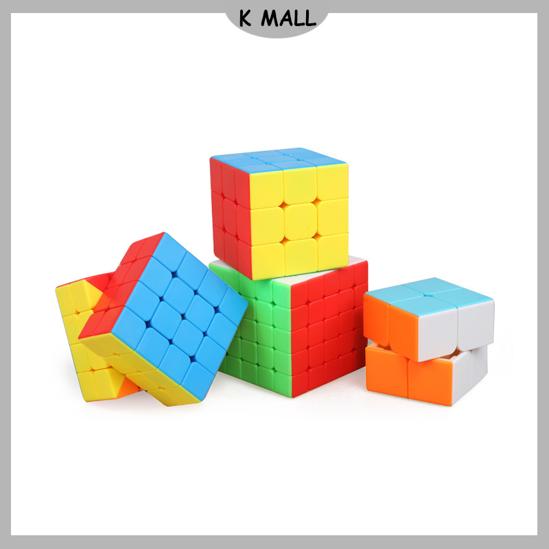 Kubus Rubik 3x3/4x4/5x5 Cube Segitiga Original Grosir Termurah Rubik Stickerless Mainan Rubik Anak