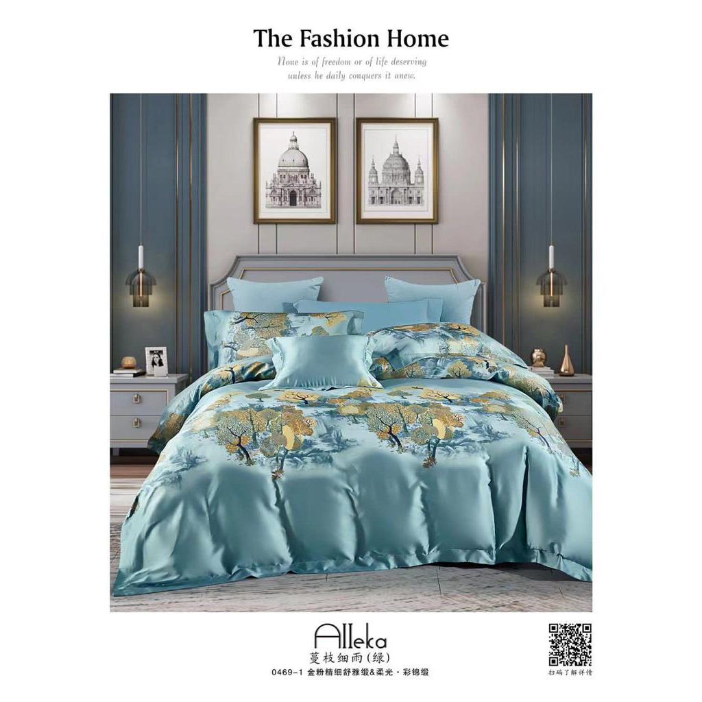 Kain Sprei Katun Jepang Tree