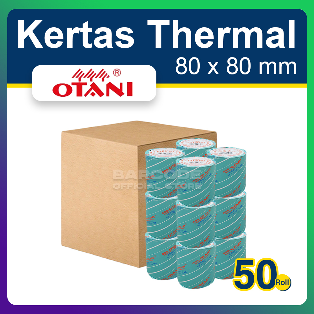 

1 Dus Kertas Printer Thermal 80x80 mm 80mm 80x80mm Otani