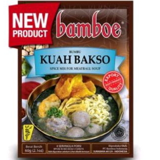 

Bamboe Kuah Bakso Instan Spice Mix For Meatball Soul 60 gram