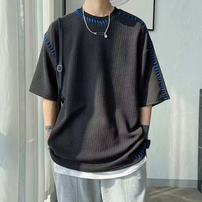 2023 NEW ARRIVAL INS FASHION 3/4 SHIRT PAKAIAN PRIA T-SHIRT KAOS PRIA