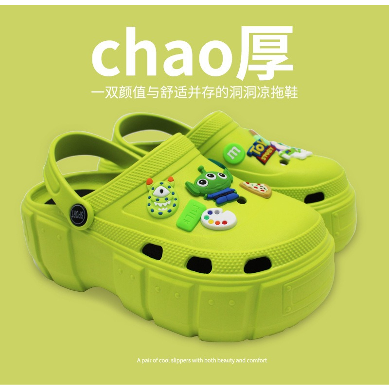 SH2252 GLORYKIDZ Sendal bapao BKK Sendal Crocs Toyss Sendal Slop Import Karet Empuk Premium Size 38-41