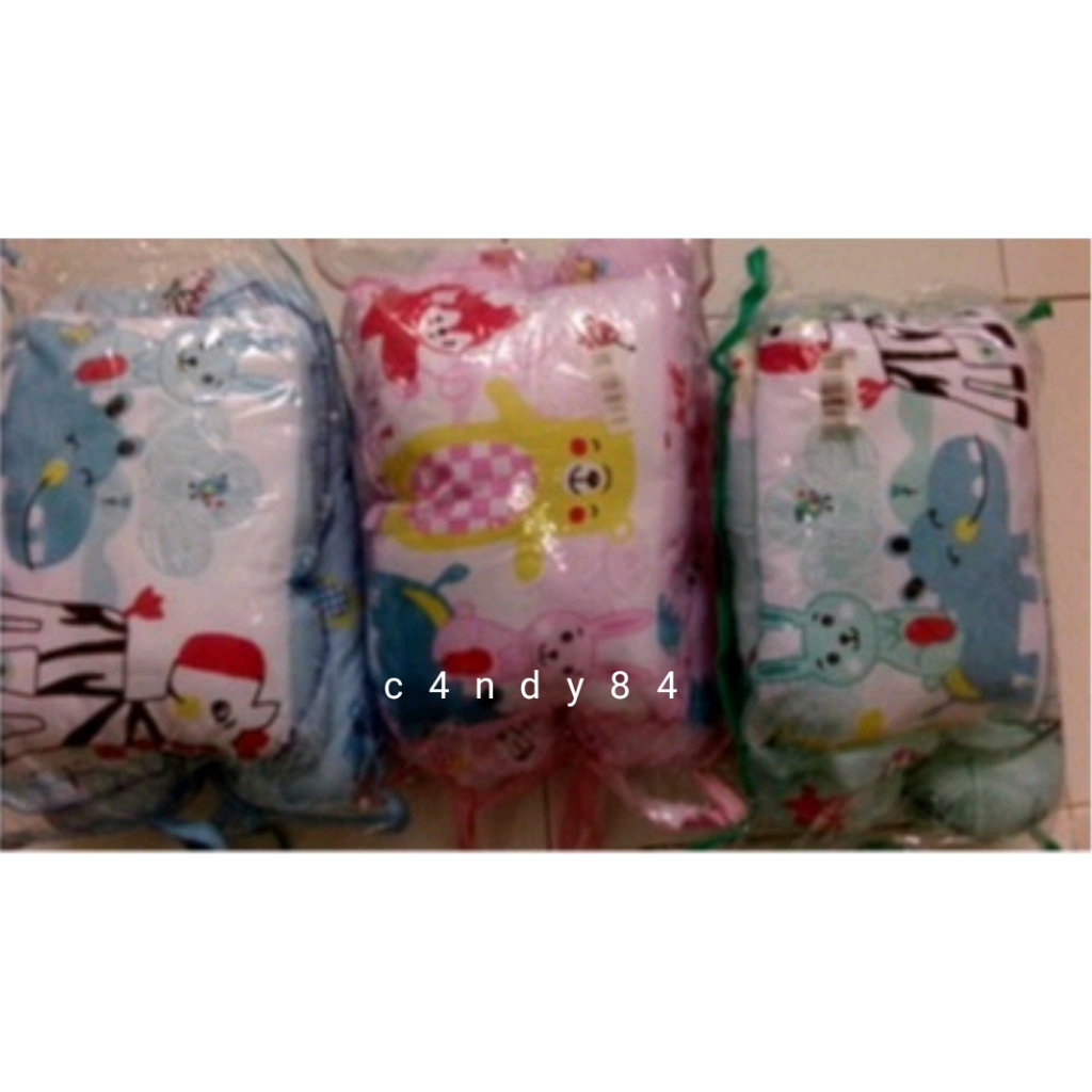 1 PC Bantal Guling Bayi Boneka Bayi 2 Guling 1 Bantal Sablon