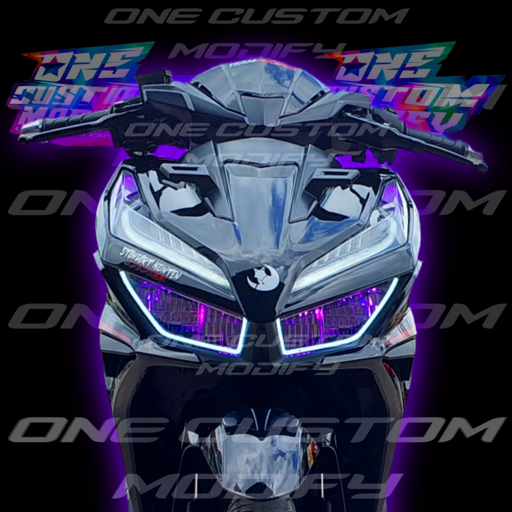 RK LAMPU ALIS DRL NEW VARIO 125 2022 2023 2024 BONUS LED DEMON EYES VARIASI MOTOR ONE CUSTOM MODIFY