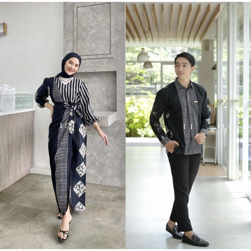 MARLINE DRESS BLACK SPRING / DRESS WANITA / DRESS KONDANGAN / DRESS WEDDING / BAJU COUPLE / BAJU KON