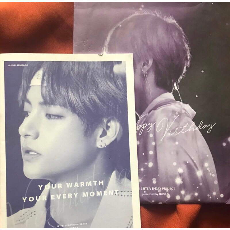 photobook taehyung/v bts 'fansite'