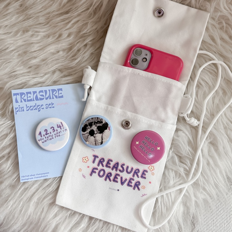 TREASURE MINI SLING BAG - TAS KPOP PHONE BAG KANVAS