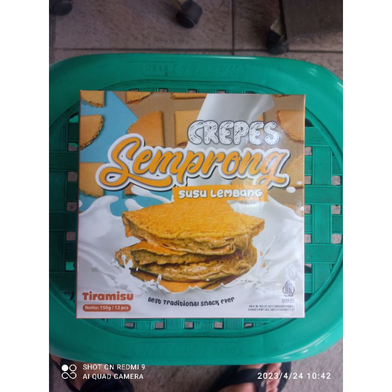 

Semprong Crepes coklat Susu Lembang