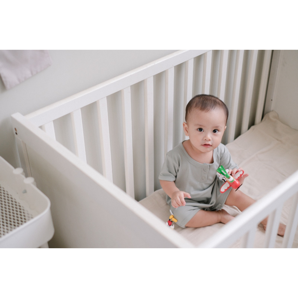 KIKI PUP - Short Sleeve Romper - Jumper/Onesies/Baju terusan bayi polos