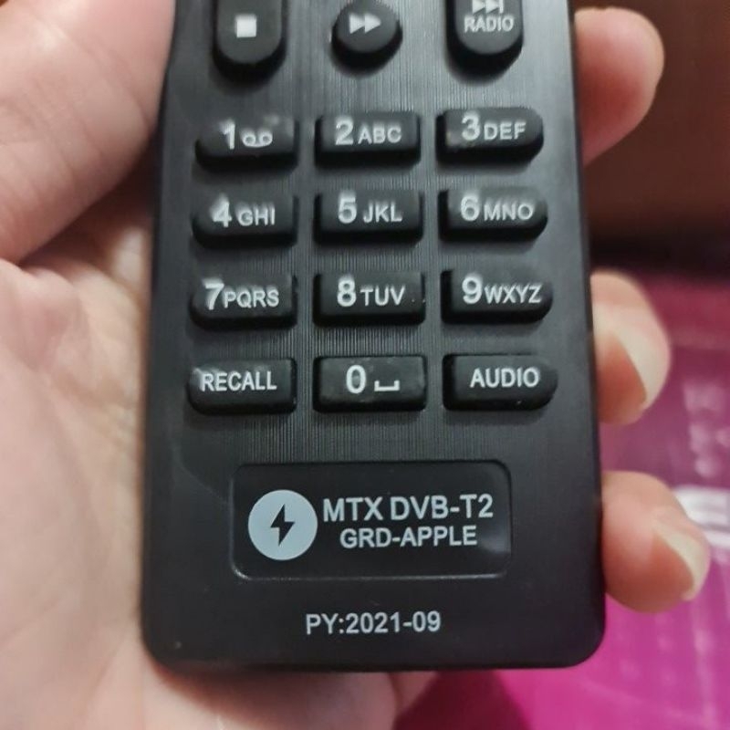 REMOTE SET TOP BOX DVB-T2 MATRIX APPLE BURGER