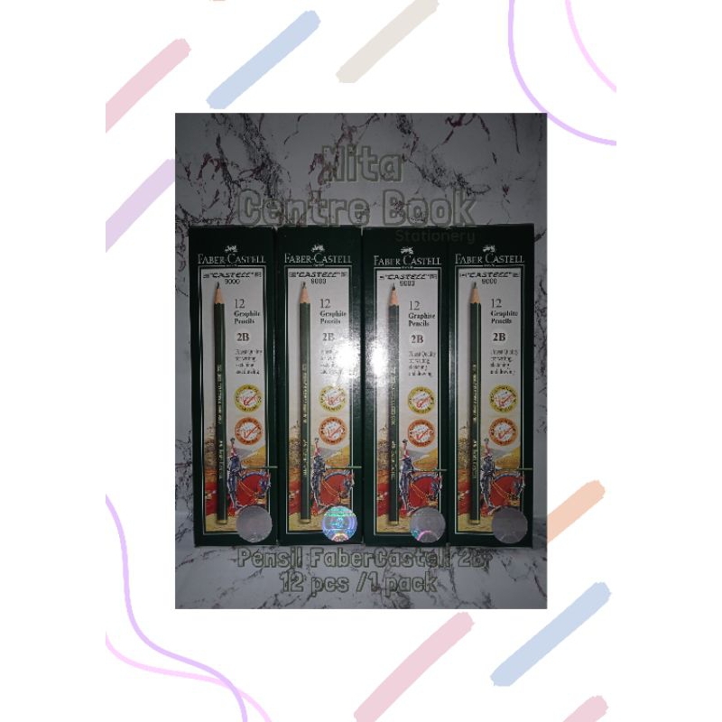 

PENSIL FABER-CASTELL 2B (1PACK) ISI 12