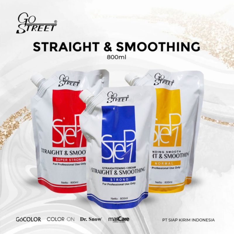 Go Street Straightening Cream Straight & Smoothing Step 1 -  800 ML