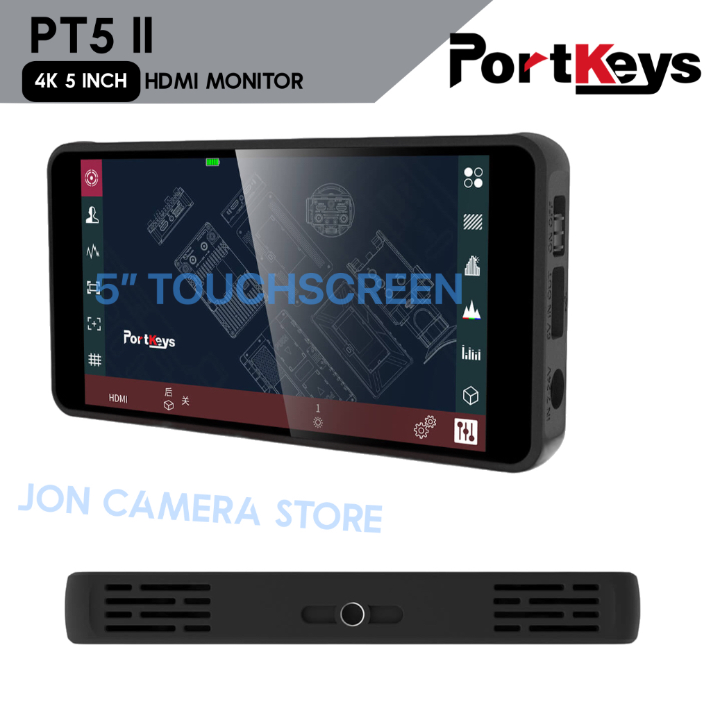 Portkeys PT5 II 5 Inch HDMI Monitor 4K Garansi Resmi