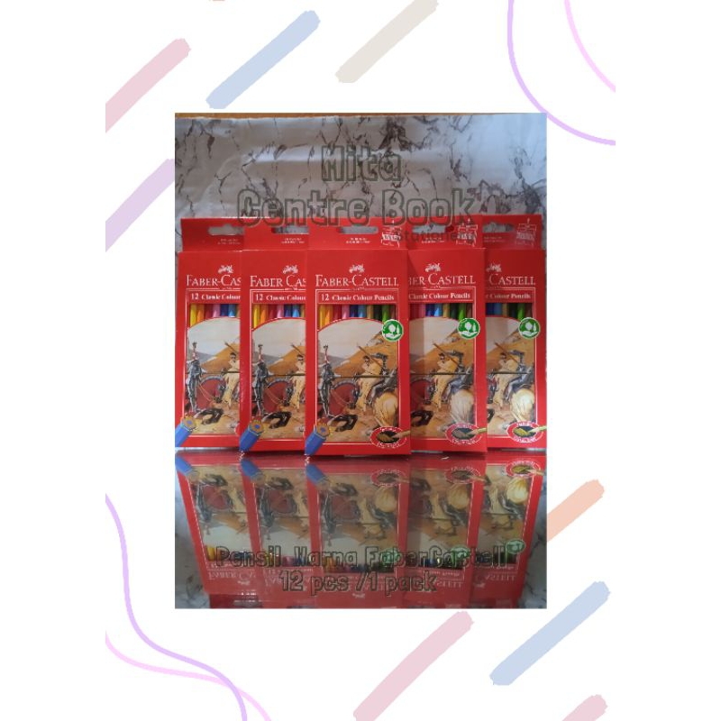 

PENSIL WARNA FABERCASTELL PANJANG 12 COLOUR/WARNA