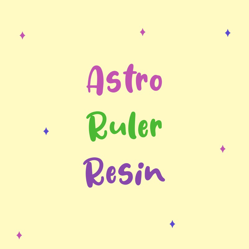 

[minni.id] Astro Ruler Penggaris Resin