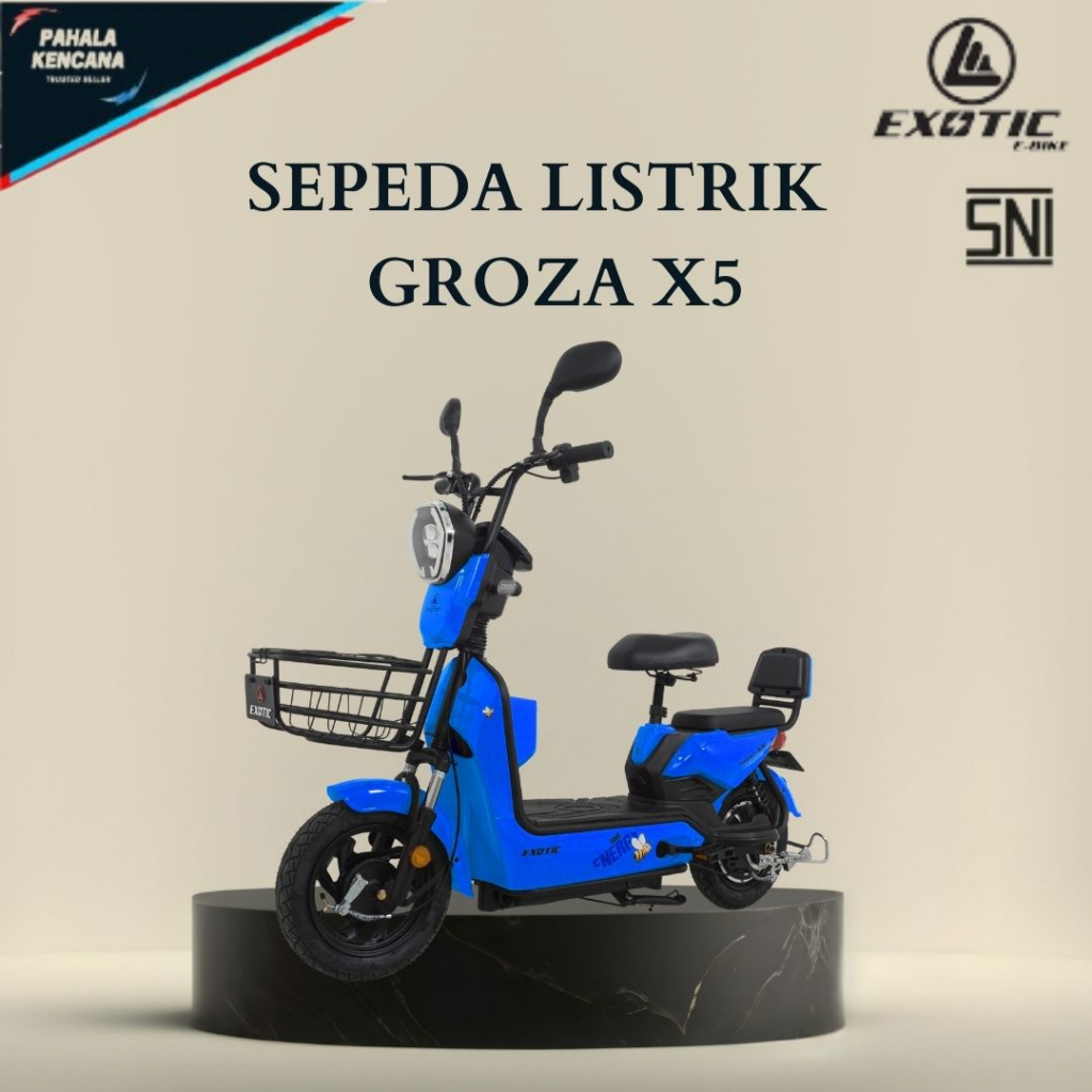 SEPEDA LISTRIK GROZA X5 GROZA X 5 PACIFIC EXOTIC