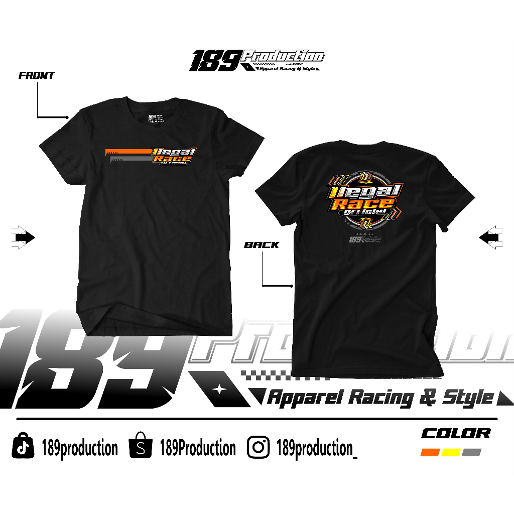 Kaos Custom Ilegal Race