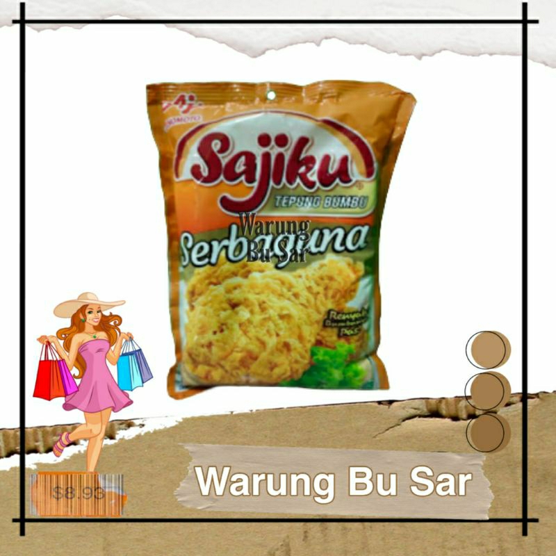 

Sajiku 240 gram - Tepung Bumbu Serbaguna