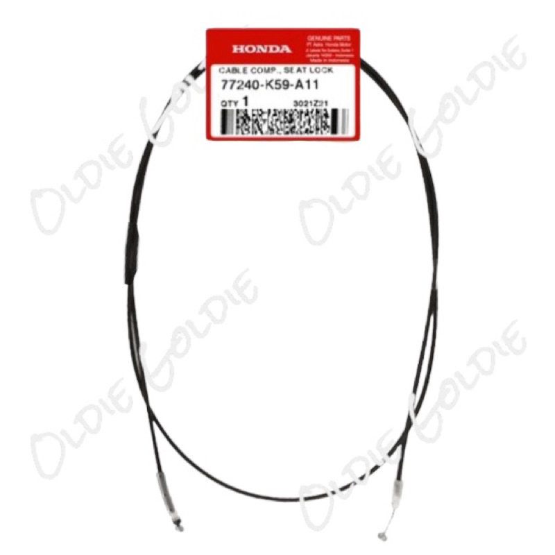77240-K59-A11 Cable Comp Seat Lock Kabel Kunci Jok Kabel Tali Jok Vario 125 150 Esp