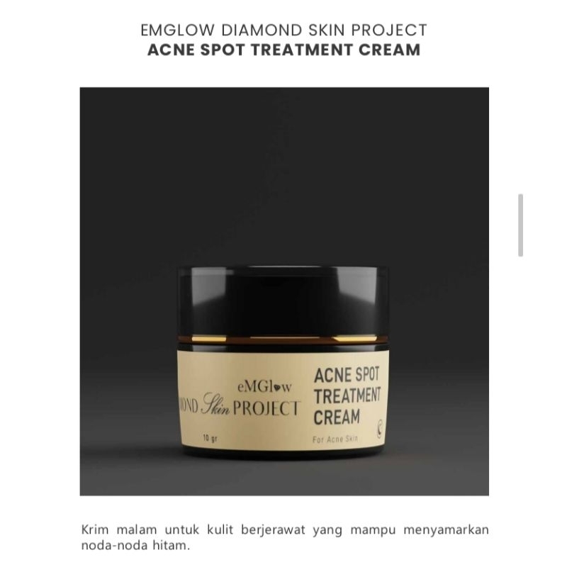 eMGlow Acne Spot Treatment Night Cream by dr. Marlina