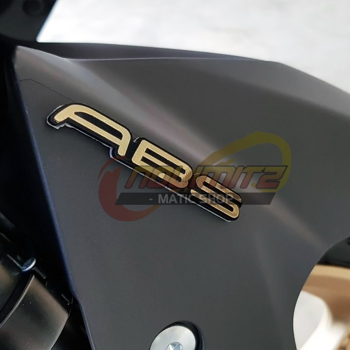 Logo Emblem 3D Timbul ABS Gold NMAX XMAX Aerox 155 Lexi