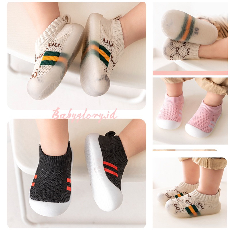 Sepatu Bayi Anak / Prewalkers Anak Bayi HIGH QUALITY [ FULL KARET ]