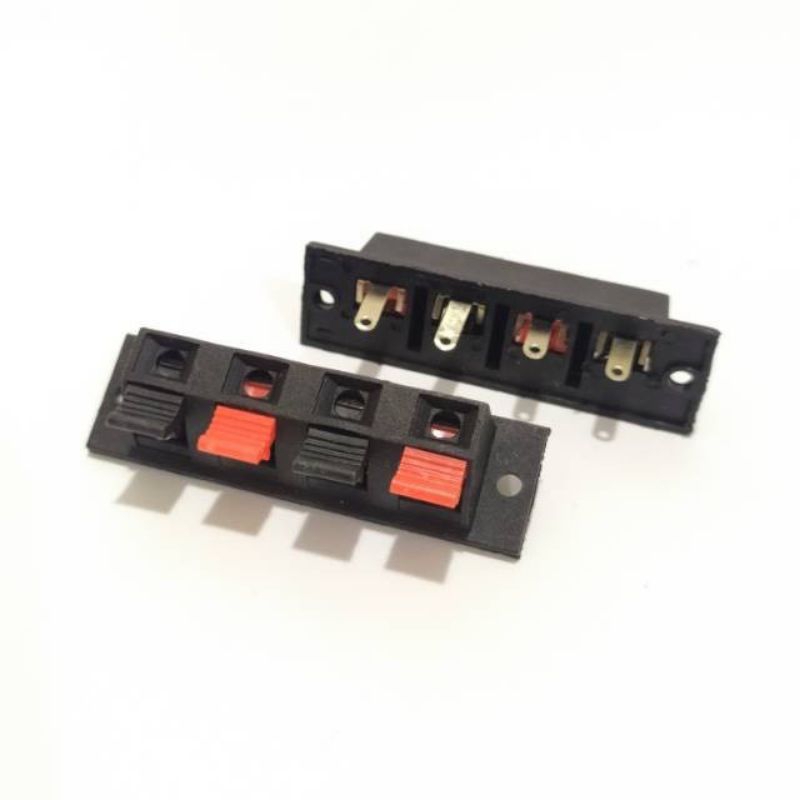 Terminal speaker terminal jepit 4 pin untuk speaker aktif POWER AMPLIFIER