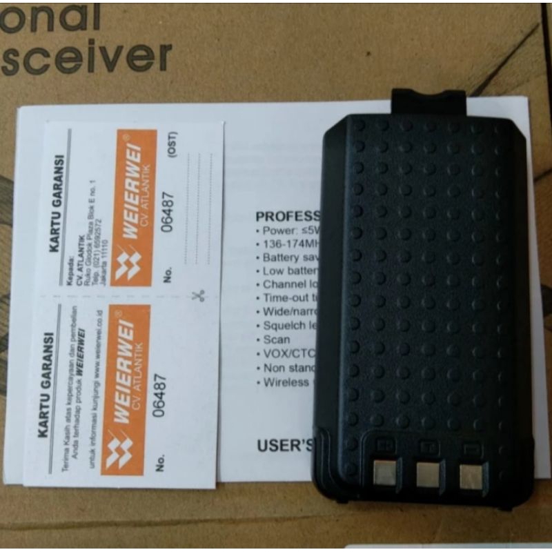 BATTERY HT WEIERWEI UV890  ORIGINAL