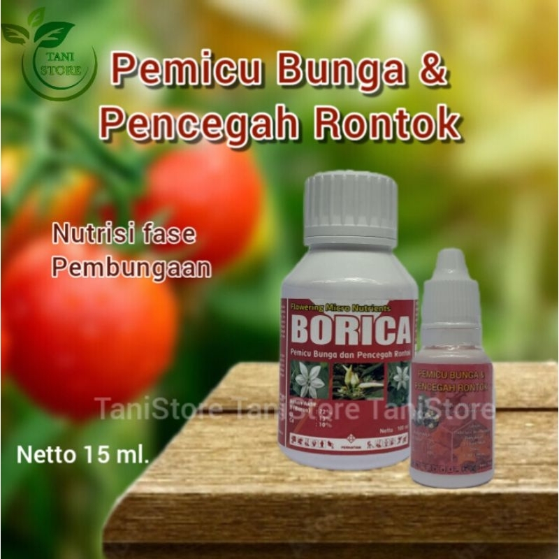 Pupuk cair_Borica_Pemicu bunga &amp; Pencegah rontok bunga