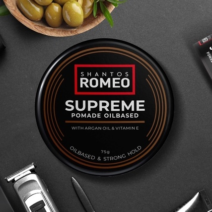 Shantos Romeo Supreme Pomade Series | Water Based | Oil Based 75 Gr