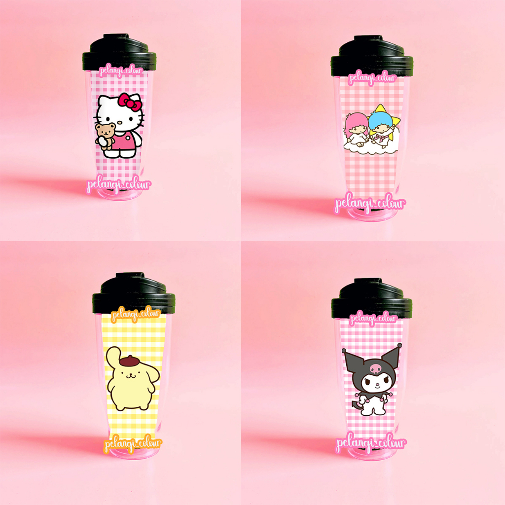 Descend Tempat Minum Melody Purin / Tumbler Cinnamoroll Badztemaru / Tumbler Kuromi Keroppi