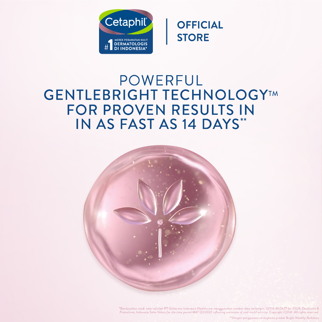 Cetaphil Bright Healthy Radiance Day Protection Cream SPF15 50g dengan Glycerin, White Sea Daffodil dan Niacinamide Pelembap Wajah untuk Mencerahkan dan Melindungi Kulit dari Sinar Matahari untuk Kulit Sensitif