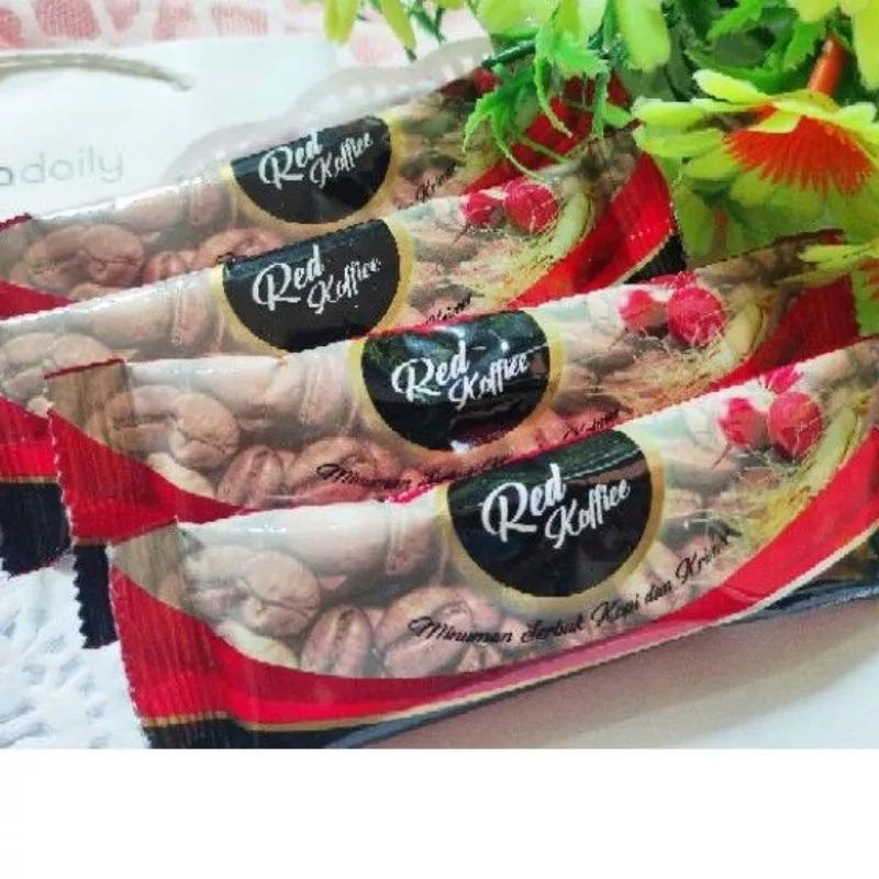 Red Koffie kemasan Sachet red kopi Kopi merah stamina program hamil Arminadaily