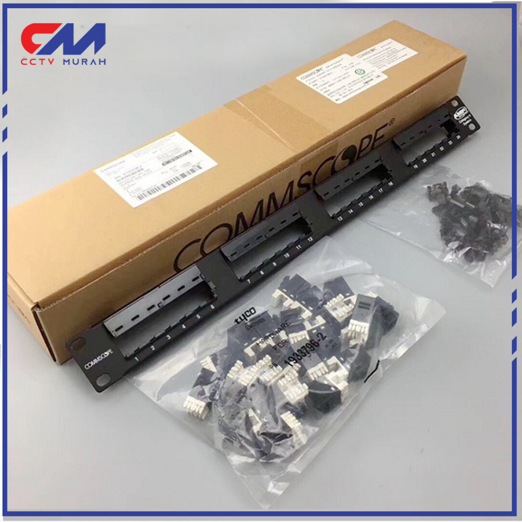 Patch Panel 24 Port AMP Loaded CAT6/Patch Panel 24 Port CAT6