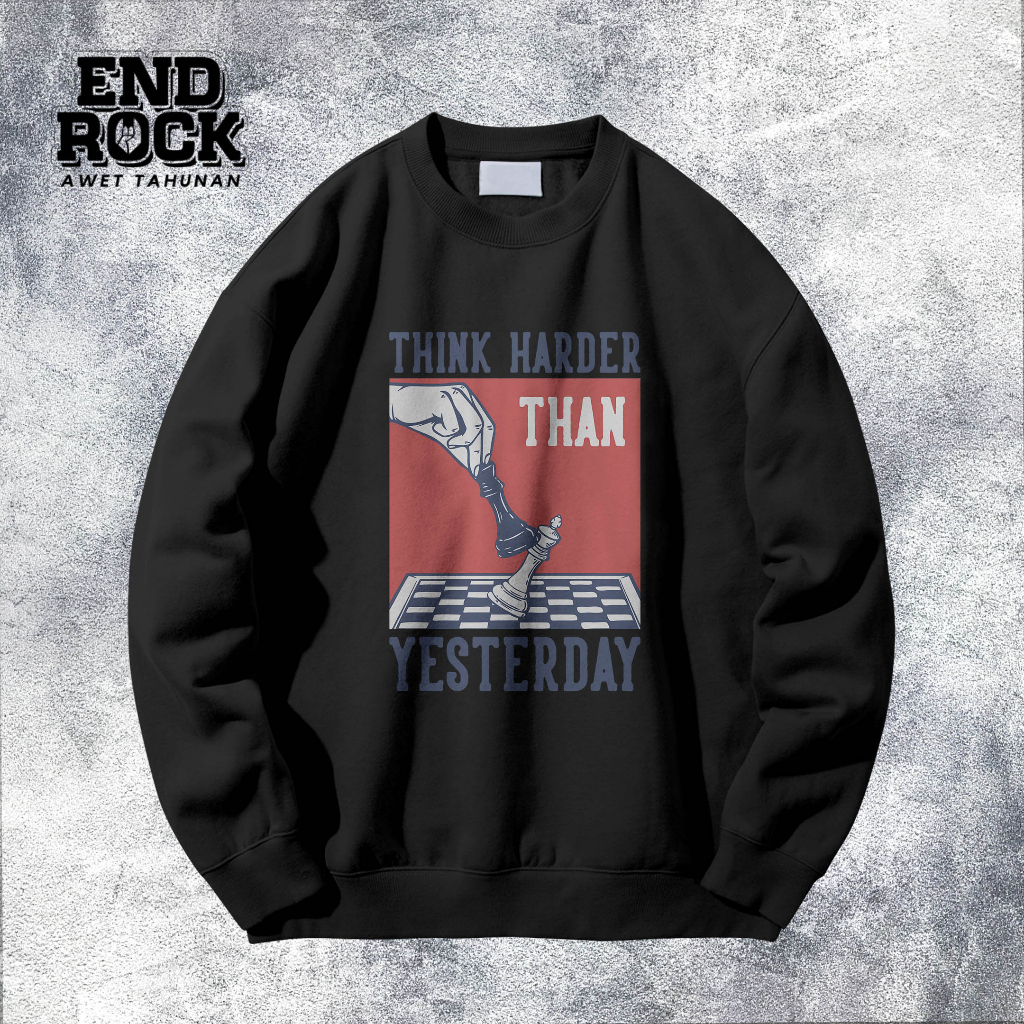 Crewneck Exclusive Original Endrock Tema Think Harder  DTFS162