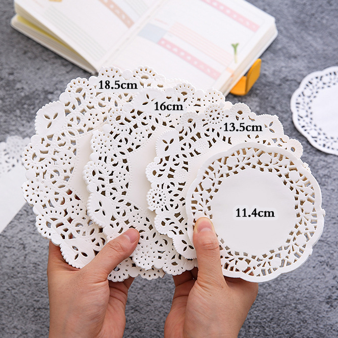 

[Artopia] 1 Lembar Kertas Doily Doilies Renda / Lace Paper Craft Hiasan DIY Scrapbook Dekorasi Deco Vintage
