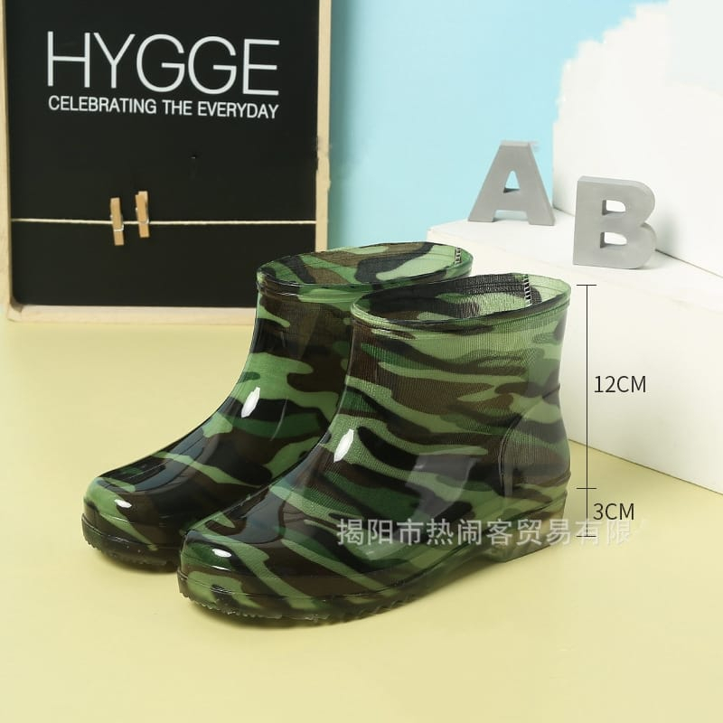 Sepatu Boot Mata Kaki Import 928 Kuning Putih &amp; Army Boot Pria dan Wanita Anti Air